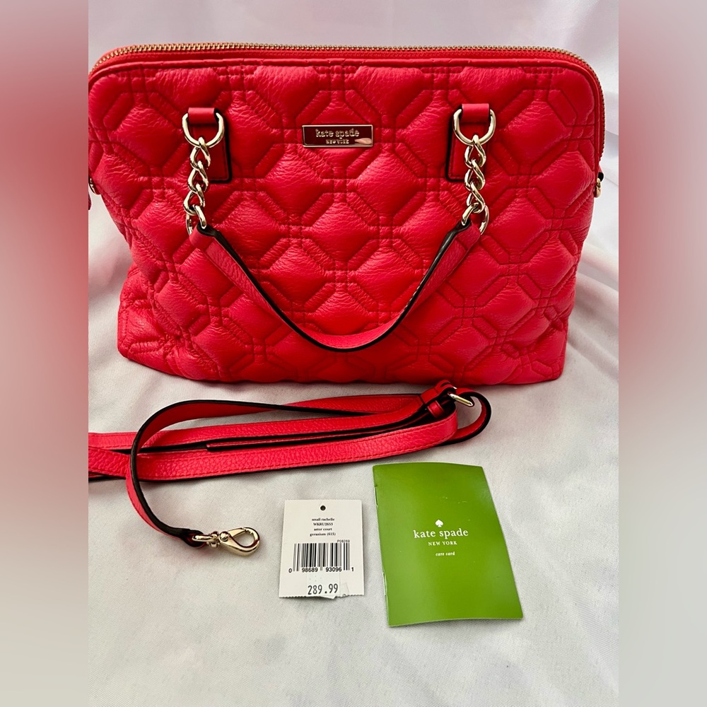 Kate Spade Pink Quilted Shoulder Bag